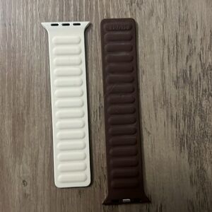 MVMT Apple Watch replacement Band, reversible brown/tan, fits 41mm, 40mm, 42mm